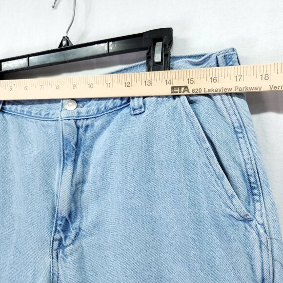 Madewell Jeans Womens 31Low Slung Cargo Wide Leg Jean High Rise Baggy Denim - Picture 3 of 16